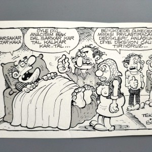 MİRAS KONULU ORİJİNAL KARİKATÜR