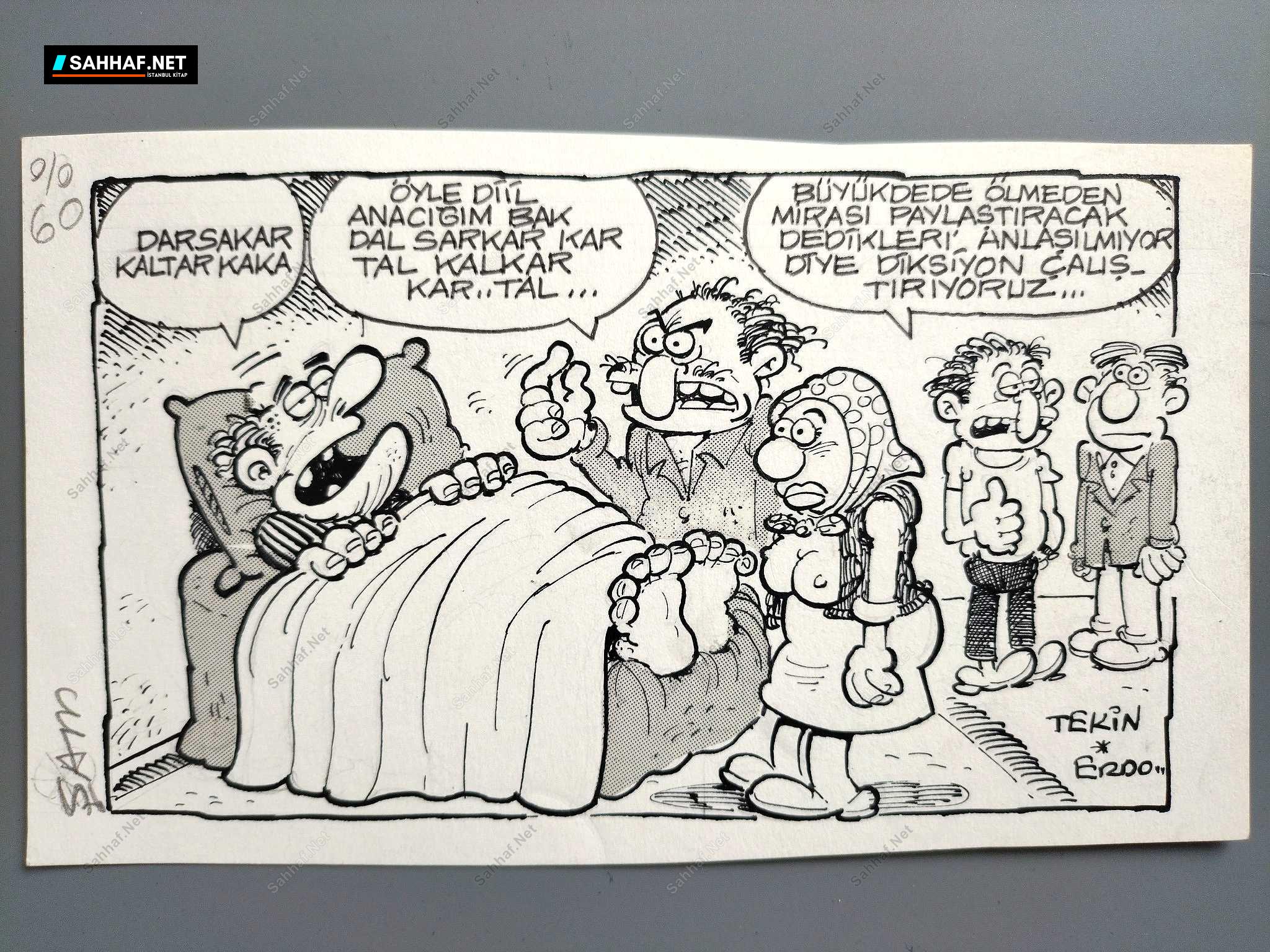 MİRAS KONULU ORİJİNAL KARİKATÜR 1 MİRAS KONULU ORİJİNAL KARİKATÜR