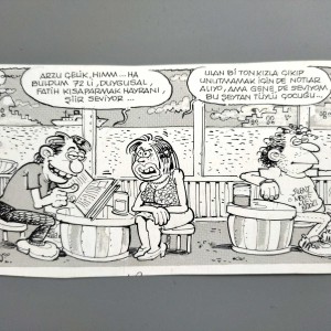 İLİŞKİLER KONULU ORİJİNAL KARİKATÜR