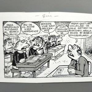 GEÇİM SIKINTISI KONULU ORİJİNAL KARİKATÜR