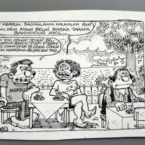 KISKANÇLIK KONULU ORİJİNAL KARİKATÜR