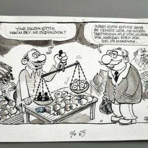 ADALET, HUKUK, MAHKEME KONULU ORİJİNAL KARİKATÜR