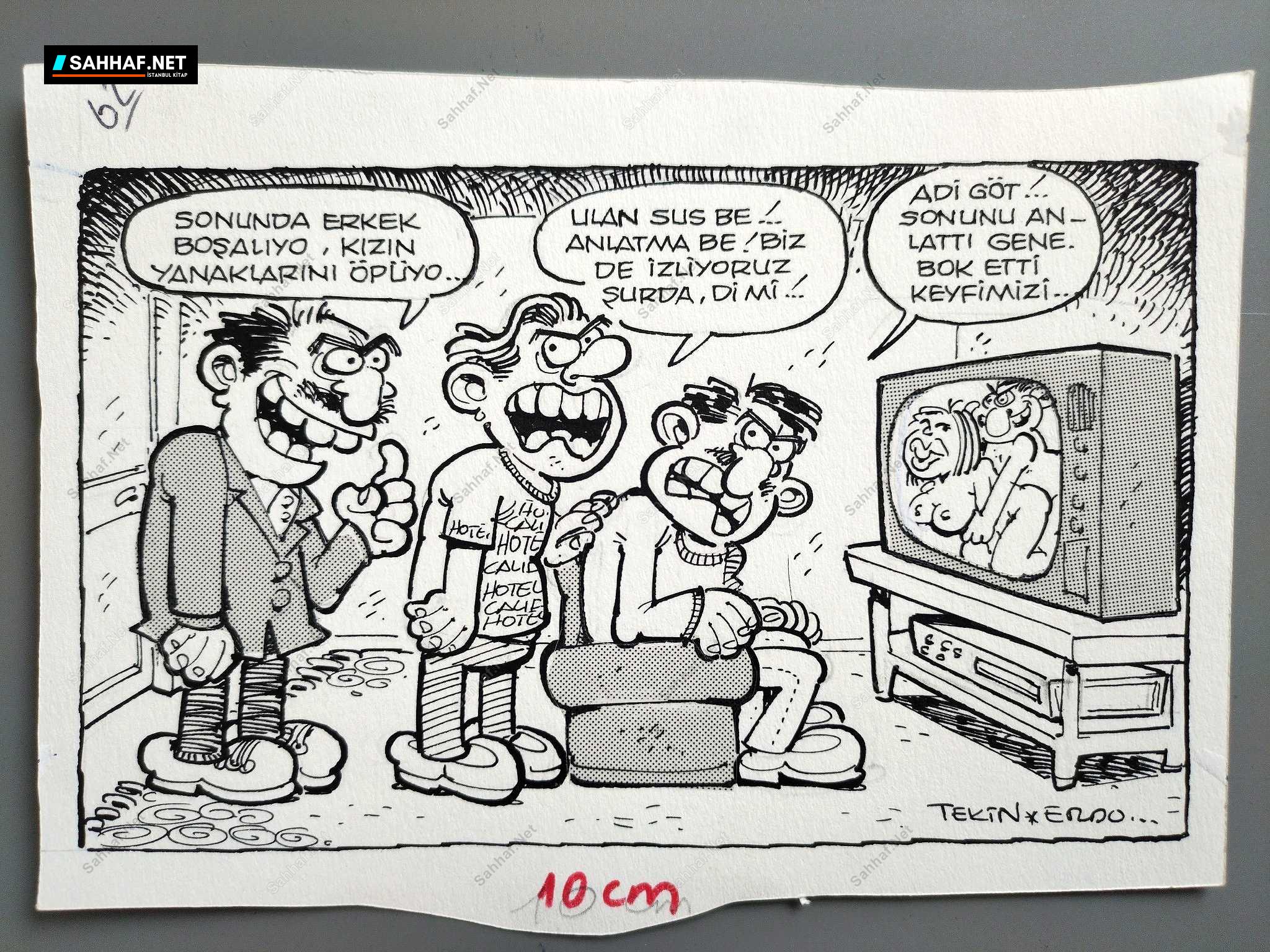 FİLM KONULU ORİJİNAL KARİKATÜR 1 FİLM KONULU ORİJİNAL KARİKATÜR