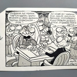 EVLİLİK KONULU ORİJİNAL KARİKATÜR