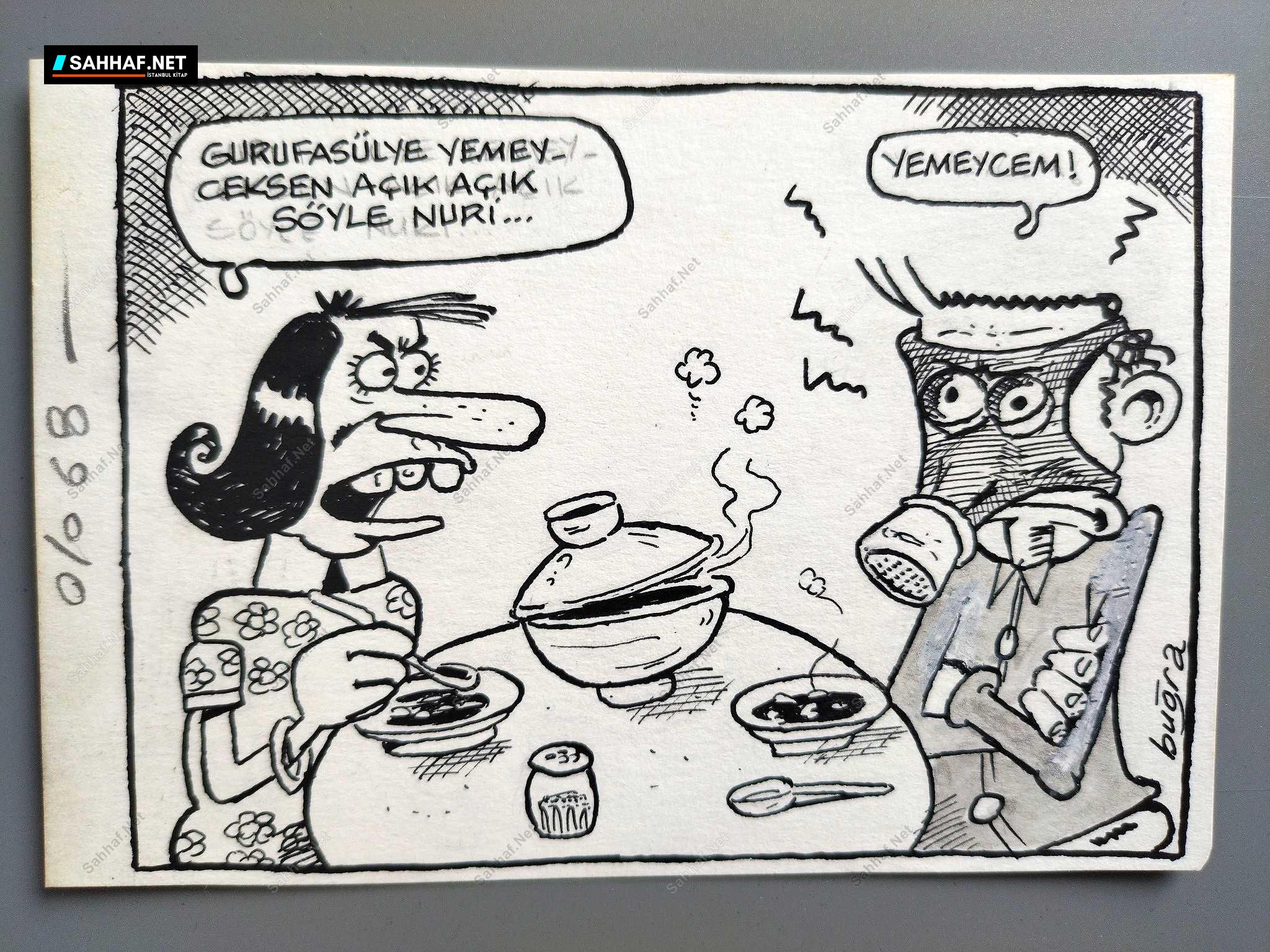 YEMEK SEÇME KONULU ORİJİNAL KARİKATÜR 1 YEMEK SEÇME KONULU ORİJİNAL KARİKATÜR