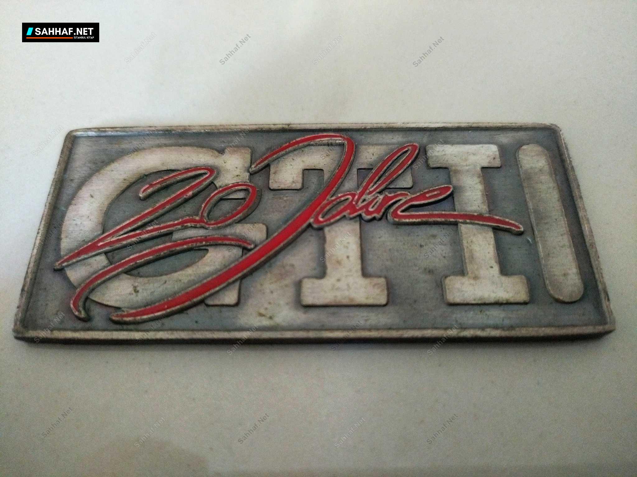 Volkswagen GTI1 Metal Plaka 1 Volkswagen GTI1 Metal Plaka