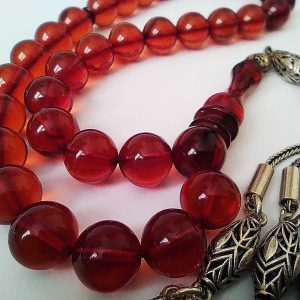 Ateş Kehribarı 33'lük Tesbih