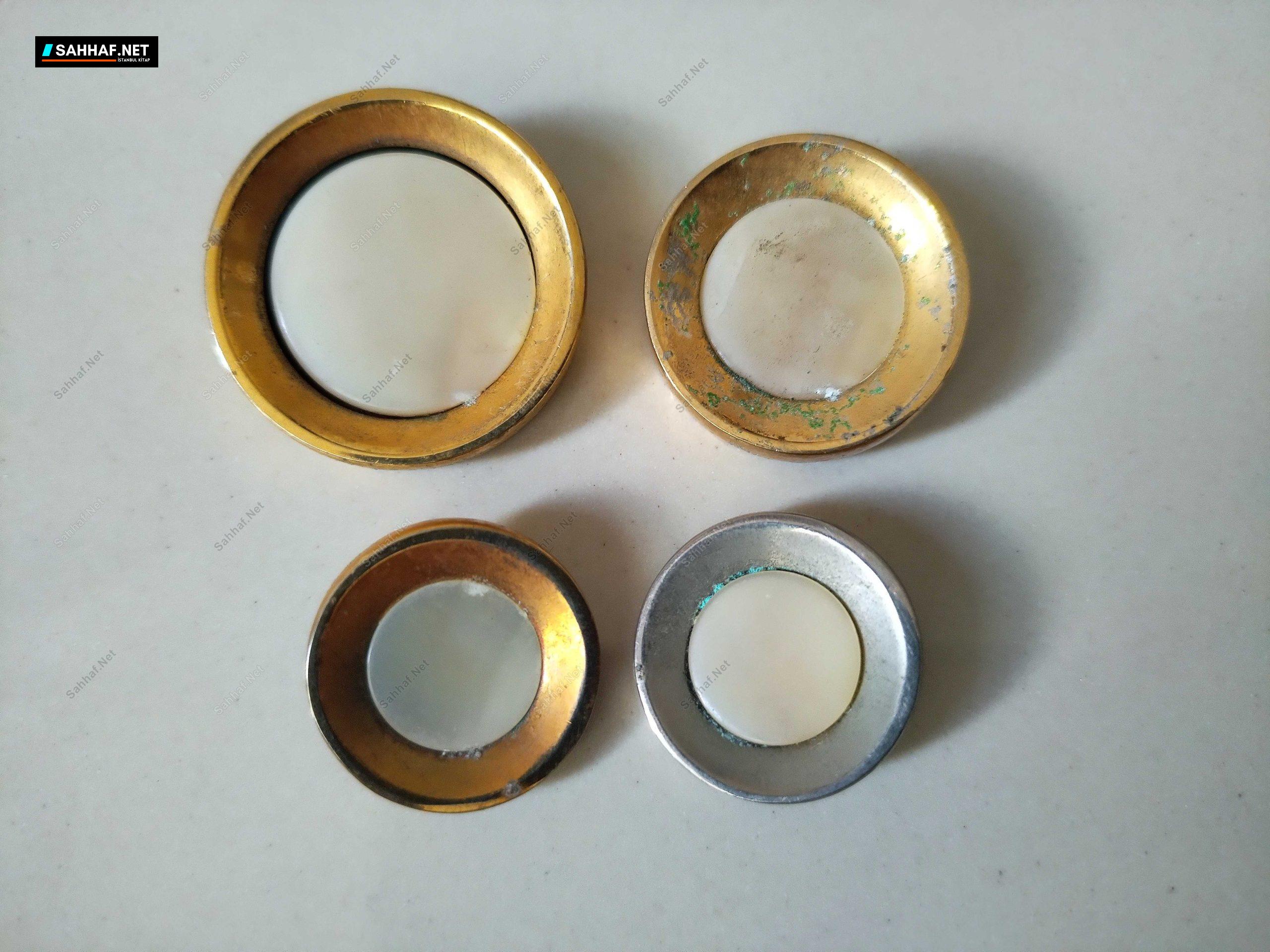 4 Adet Vintage Sedef Düğme 2 4 Adet Vintage Sedef Düğme - Görsel 2